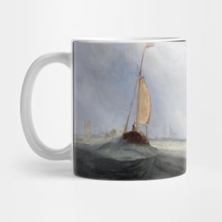 High Resolution William Turner Helvoetsluys Ships Going out to Sea 1832 Mug